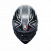 Prilba AGV K3 COMPOUND Matt Black Grey 4