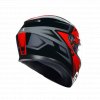 Prilba AGV K3 COMPOUND Black Red 2