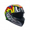 Prilba AGV K3 BIRDY 2.0 Grey Yellow Red