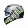 Prilba AGV K3 FORTIFY Grey Black Yellow Fluo 2