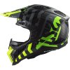 Prilba LS2 MX703 X FORCE CARBON BARRIER Yellow Green-06 1