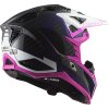 Prilba LS2 MX703 X FORCE CARBON VICTORY Fluo Pink Violet-06 2