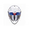 Prilba Scorpion ADF 9000 AIR DESERT White Blue Red 3