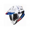 Prilba Scorpion ADF 9000 AIR DESERT White Blue Red