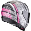 Prilba Scorpion EXO 520 Evo Air Fasta Matt Black Silver Pink 1