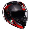 Prilba AGV K3 STRIGA Black Grey Red 4