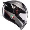Prilba AGV K1 S Lap Matt Black Grey Red 1