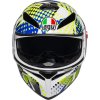 Prilba AGV K-3 SV Pop White Blue Lime