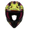 Prilba LS2 MX708 FAST II GORILLA PURPLE H V YELLOW 06