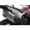 Výfuk HP CORSE KTM 890 ADVENTURE L R RALLY 2021 2024 SPS CARBON SHORT TITANIUM KTSPSS89ADVT AB