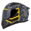 Prilba CASSIDA AERO DROME Šedá camo čierna žltá 3