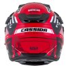 Prilba CASSIDA ROAD RUNNER TechniX Červená čierna biela 3