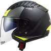 Prilba LS2 OF600 COPTER II URBANE M.BLACK H V YELLOW 06 1