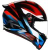 Prilba AGV K1 S Fastlap Black Red Blue