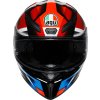 Prilba AGV K1 S Fastlap Black Red Blue