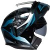 Prilba AGV STREETmodular Ledro Matt Black Powder Blue 1