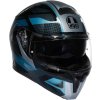 Prilba AGV STREETmodular Ledro Matt Black Powder Blue
