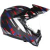Prilba AGV AX 9 STEPPA CARBON Red Blue 1