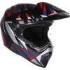 Prilba AGV AX 9 STEPPA CARBON Red Blue