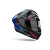 Prilba AIROH MATRYX ROCKET Blue Gloss Red 1