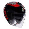 Prilba AGV IRIDES Valenza Matt Black Grey Red