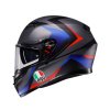 Prilba AGV K3 Striga Matt Black Blue Red 1
