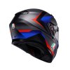 Prilba AGV K3 Striga Matt Black Blue Red 3