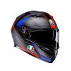 Prilba AGV K3 Striga Matt Black Blue Red