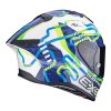 Prilba Scorpion EXO R1 Evo II Air COMERING White Blue Green 1