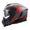 Prilba LS2 FF818 STORM III DYNAMO Grey Red 06 1