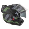 Prilba CASSIDA MULTIFLIP KORP Čierna mat zelená 2