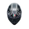 Prilba AGV K3 COMPOUND Matt Black Grey 4