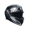 Prilba AGV K3 COMPOUND Matt Black Grey