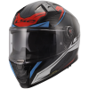 Prilba LS2 FF811 VECTOR II CARBON SAVAGE WHITE BLUE RED 06