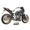 Výfuk SC Project YAMAHA MT-07/FZ-07 13-16 Celý výfukový systém 2-1 CR-T Y14A-C38C