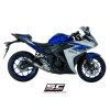 Výfuk SC Project YAMAHA YZF-R3 15-17 Celý výfukový systém 2-1 CR-T Y23A-C38C