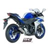 Výfuk SC Project YAMAHA YZF-R3 15-17 Celý výfukový systém 2-1 CR-T Y23A-C38T
