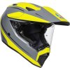 Prilba AGV AX-9 Pacific Road Matt Grey Yellow Fluo Black