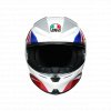 Prilba AGV K6 E2205 Hyphen White Red Blue
