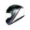 Prilba AGV K6 E2205 Minimal Pure Matt Black White Red