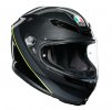 Prilba AGV K6 E2205 Minimal Gunmetal  Black Yellow Fluo