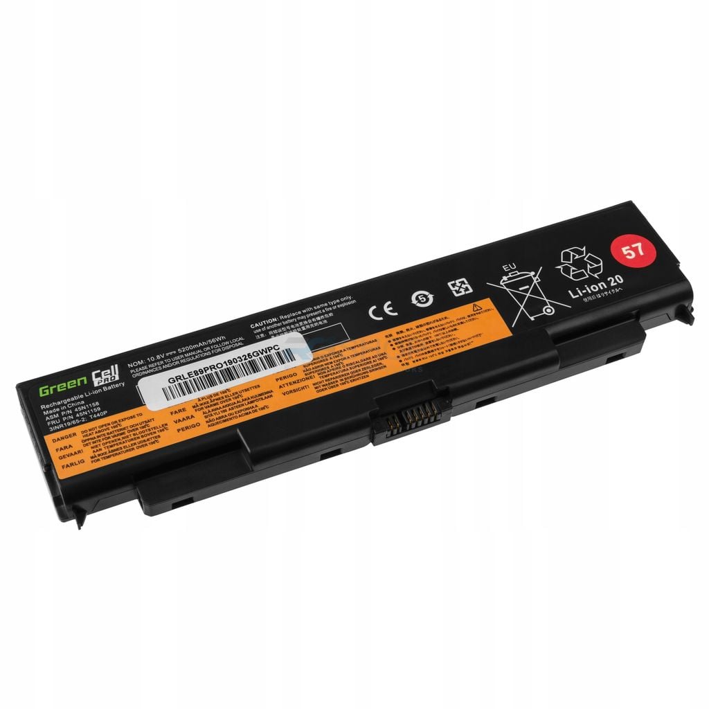 Akku 45N1147 45N1153 45N1160 Lenovo 5200mAh