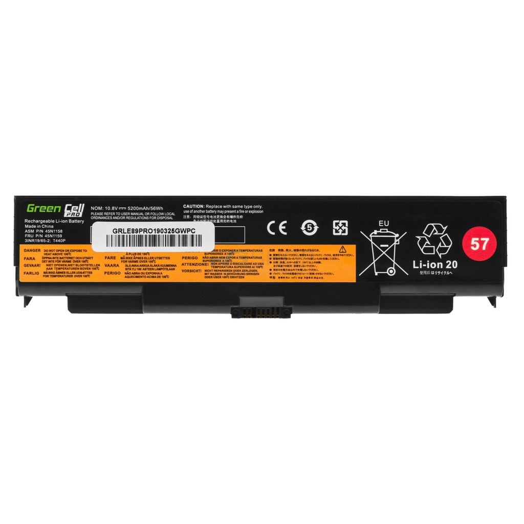 Akku 45N1147 45N1153 45N1160 Lenovo 5200mAh