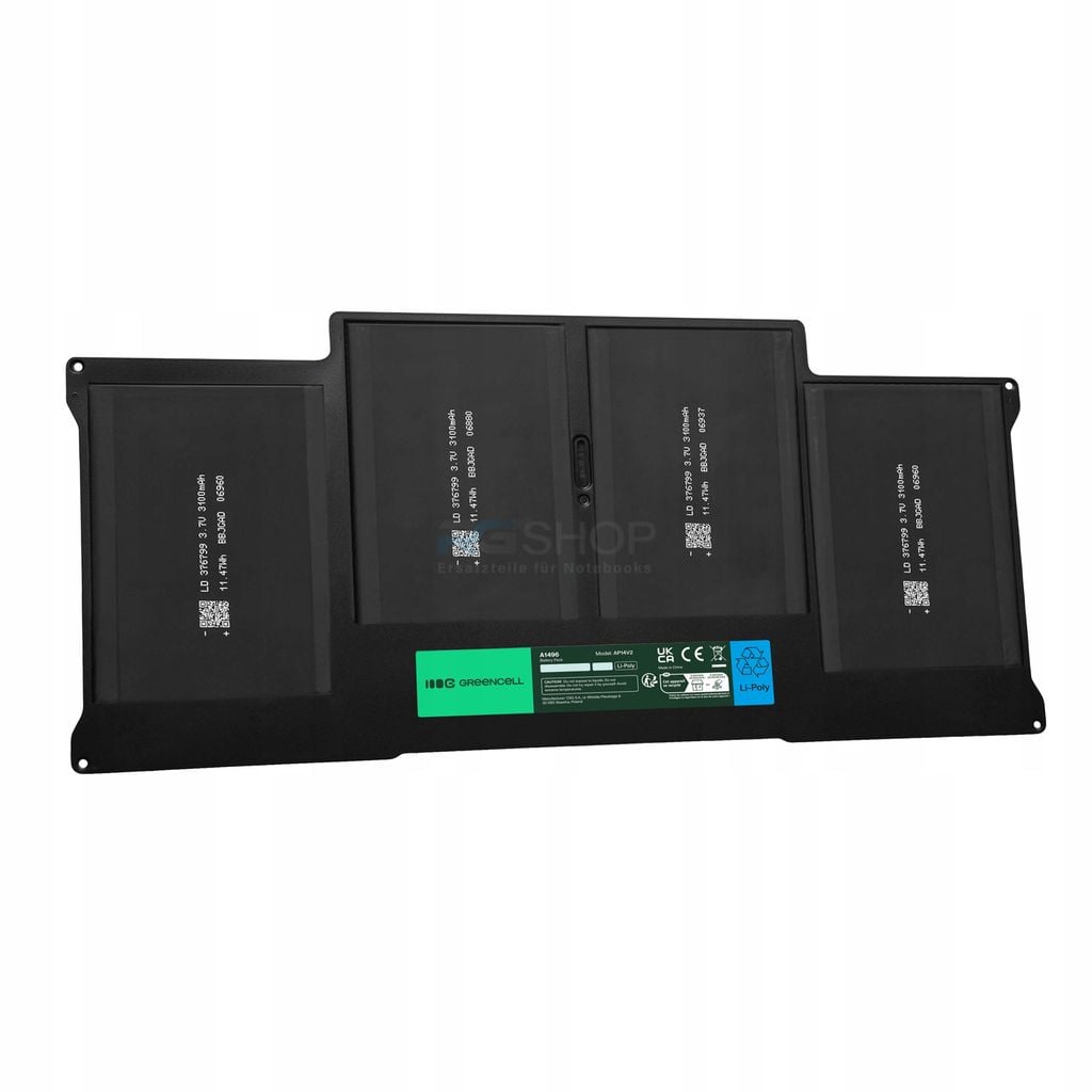 Akku A1496 A1405 A1377 Apple MacBook Air 13 A1466 A1369 47Wh