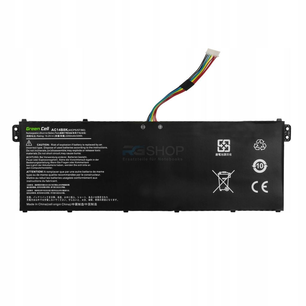 Akku AC14B3K AC14B7K AC14B8K Acer