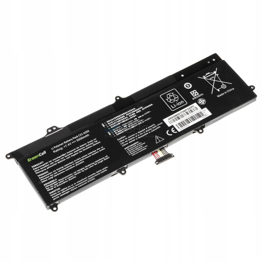 Akku C21-X202 C22-X202 Asus VivoBook S200E X202 X202E X201 X201E