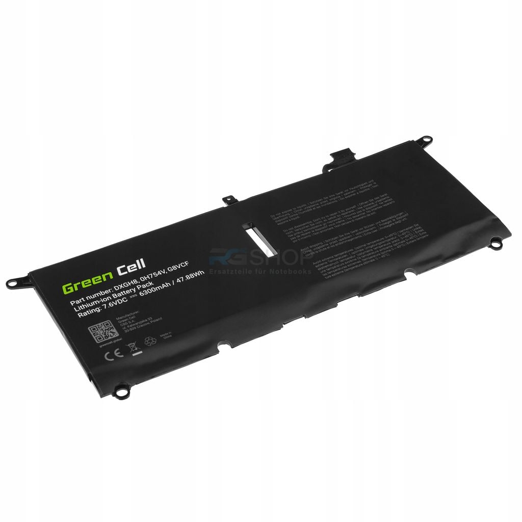Akku DXGH8 Dell für XPS 13 9370 9380, Inspiron 13 3301