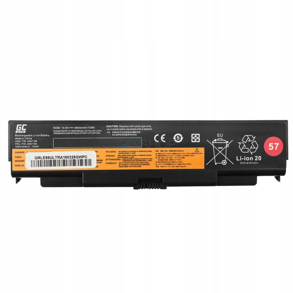 Akku Lenovo ThinkPad L440 L540 W540 6800mAh