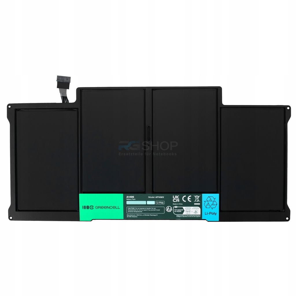 Akku MacBook Air 13 A1466 A1369 2010 2011 2012 2013 2014 2015 2017