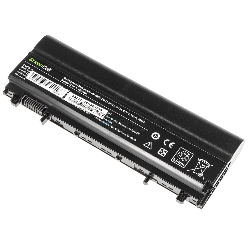Akku VV0NF N5YH9 VVONF Dell für Latitude E5440 E5540 6600 mAh Groß